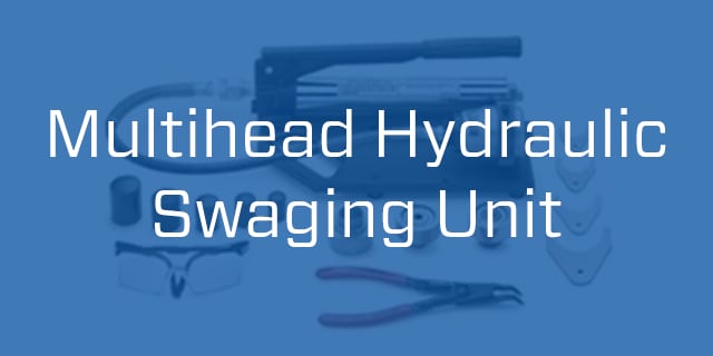 Multihead Hydraulic Swaging Unit