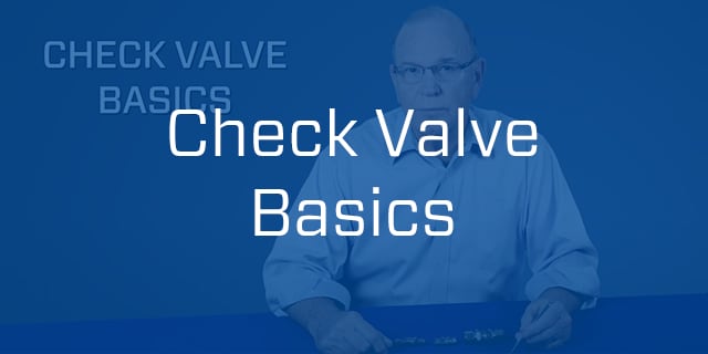 check valve video