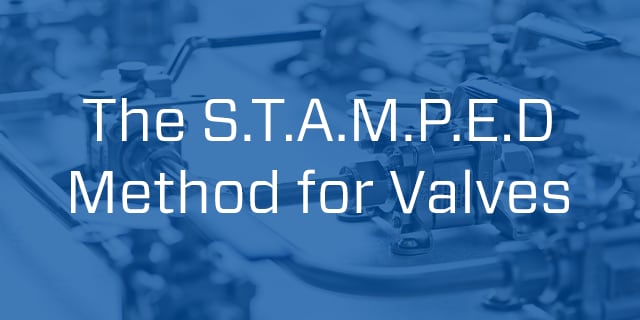 valve stamped method