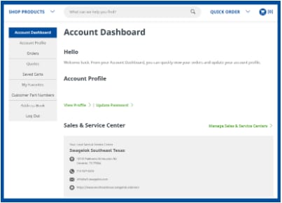 Account Dashboard