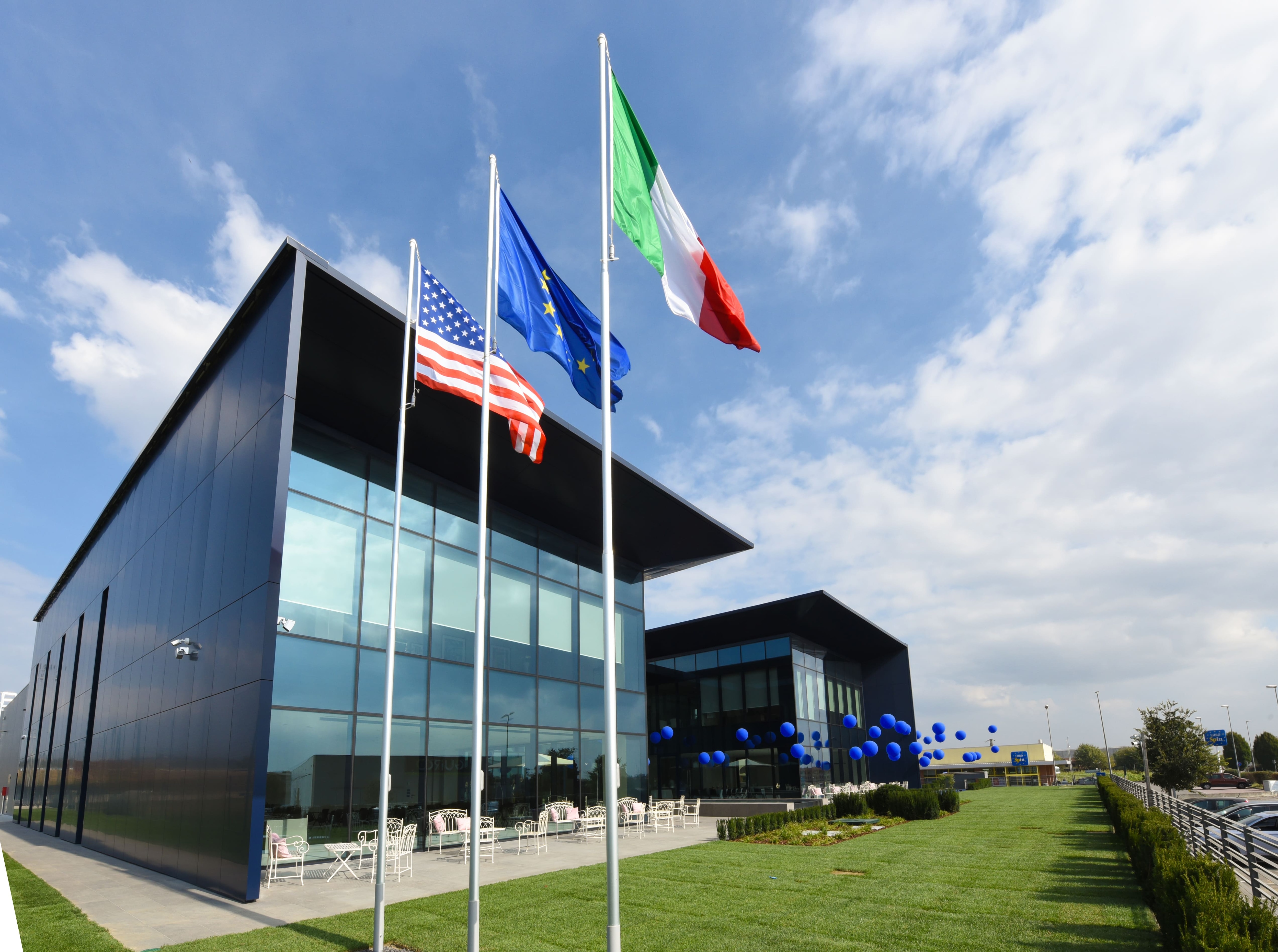 Nordival New HQ with flags