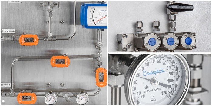 Instructor teaching student