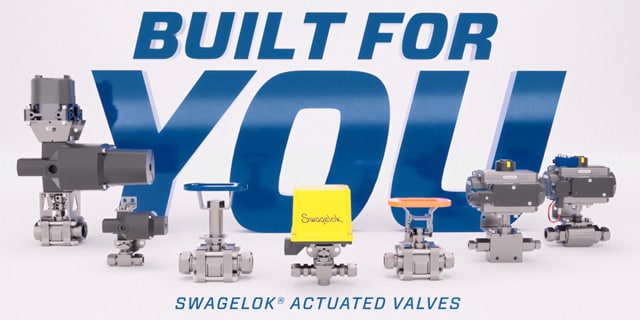 swagelok actuated valves built for your visual