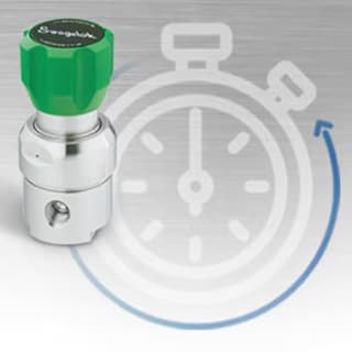 swagelok regulator for time delay