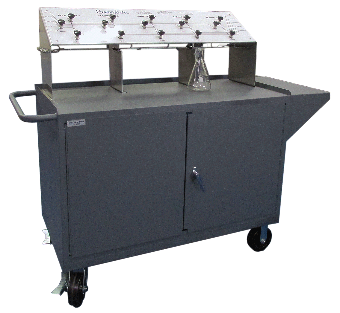 cabinet with manifold