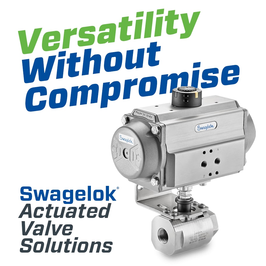 Swagelok actuated valve