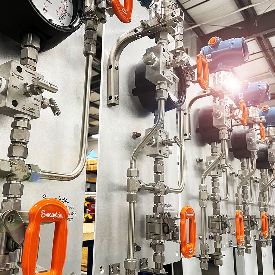 Swagelok Oklahoma West Texas Custom Solutions Panels In A Row