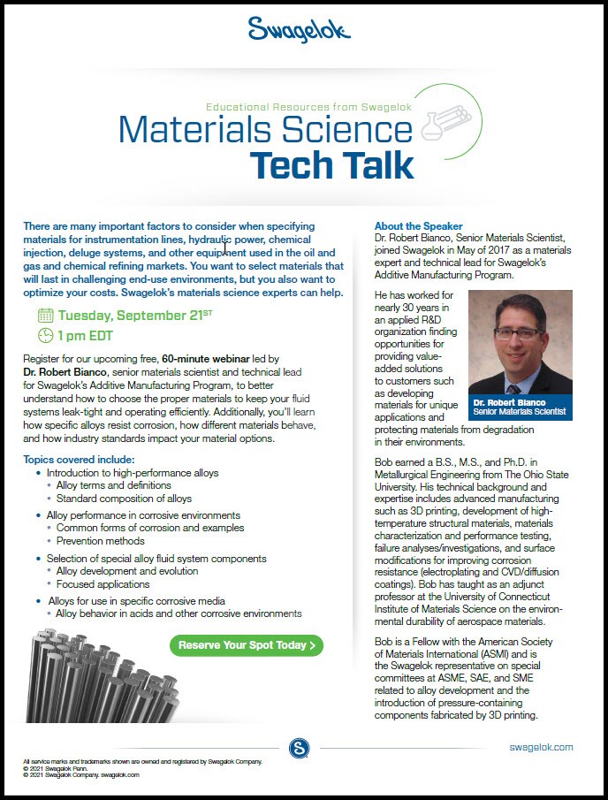 Swagelok Materials Science iPDF