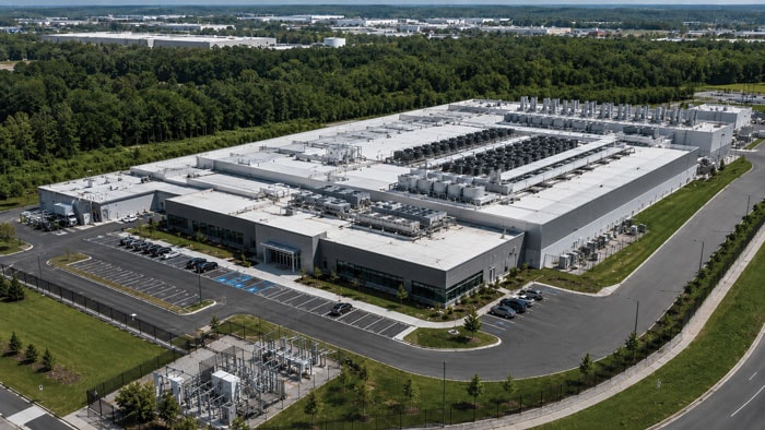 data center aerial photo