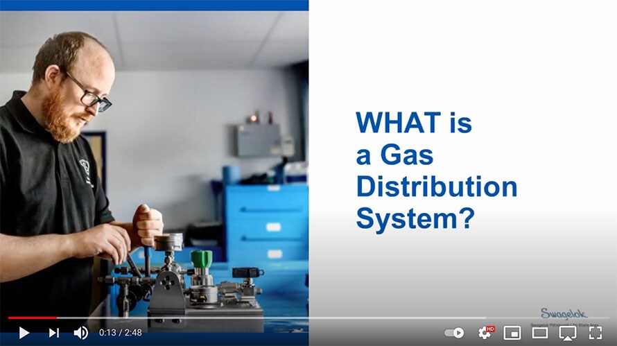 What is a gas distribution system