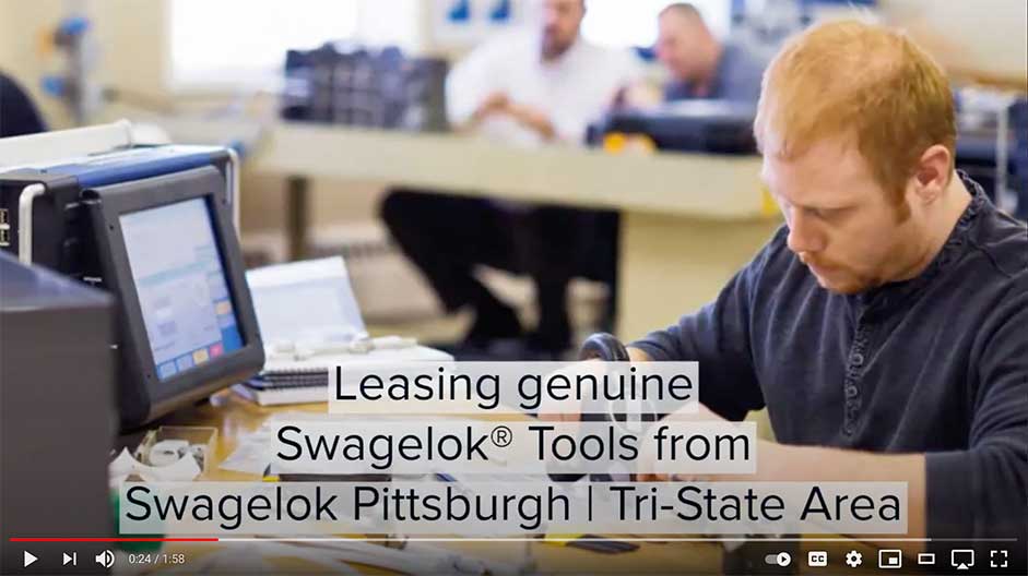 Leasing genuine Swagelok Tools - video