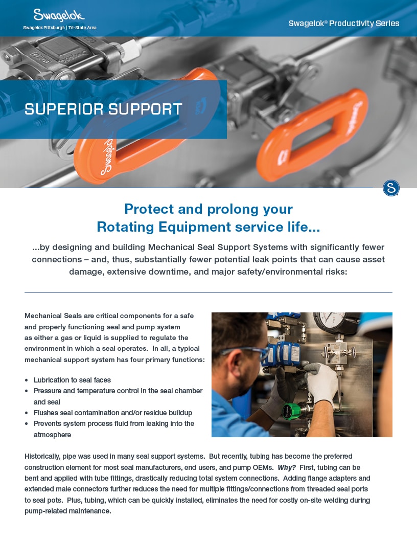 Mechanical Seal Support Systems Blog Flyer 2023