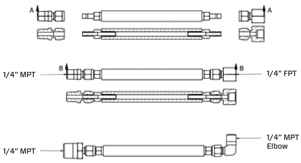 hose ends diagram