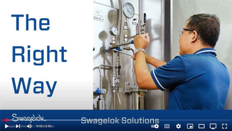 Swagelok Tube Fitting Safety and Training video