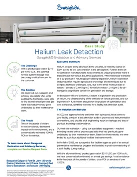 Image of helium leak detection case study 2