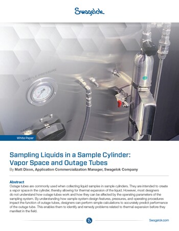 Sampling Liquids in a Sample Cylinder white paper