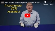 How to Install a Four-Component VCR® Metal Gasket Face Seal Fitting