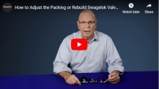 How to Adjust the Packing or Rebuild Swagelok Valves