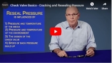 Check Valve Basics - Cracking and Resealing Pressure