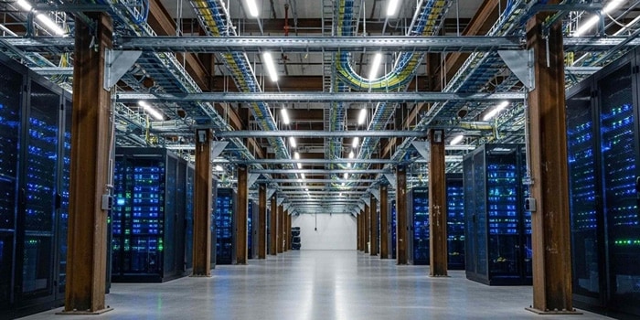 data center or server room