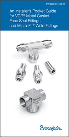 pocket guide for vcr and micro-fit weld fittings