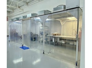 modular class 100 cleanroom