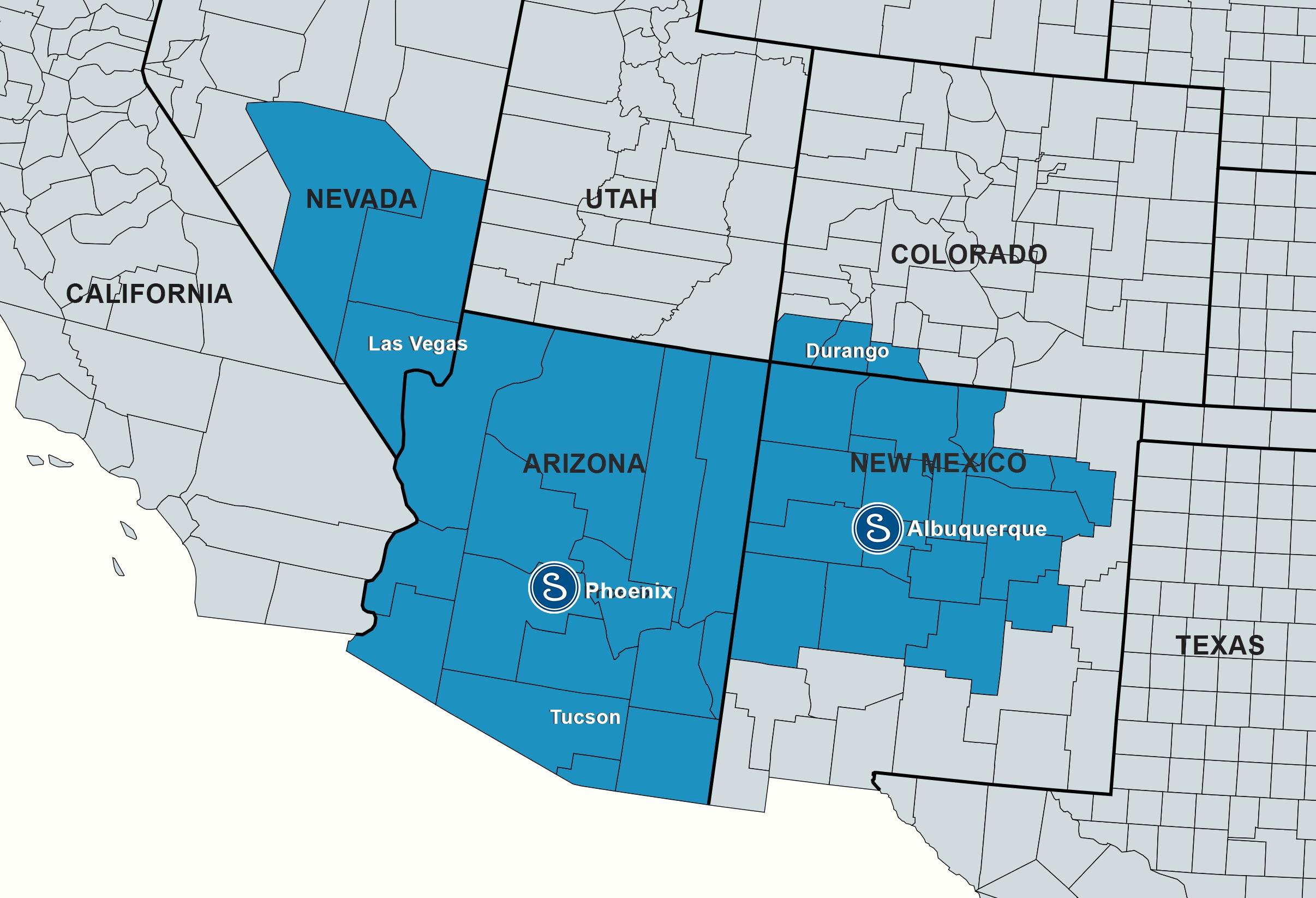 Service Territory Swagelok Southwest