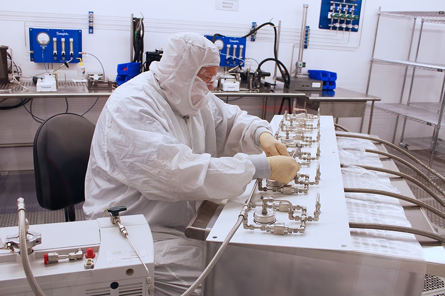 Swagelok Clean Room UHP Panel Assembly