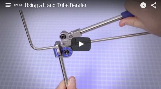 Using a Hand Tube Bender