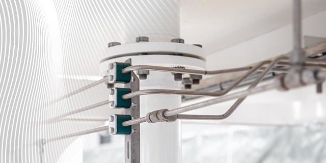 Hand‑torque flange connection installed in a pipe system