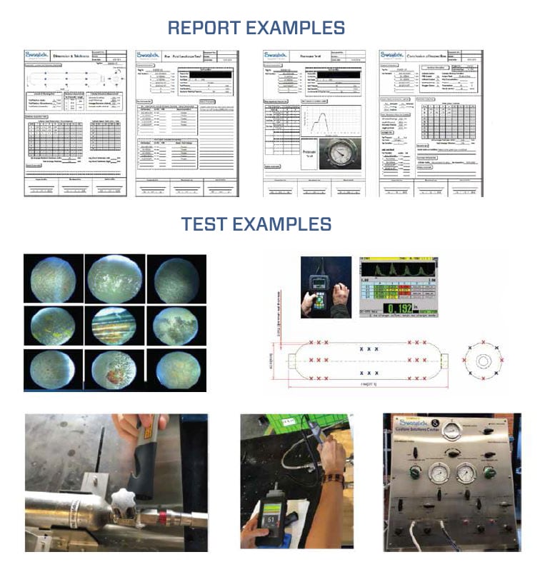 SAMPLE CYLINDER SWAGELOK INSPECTION SERVICE