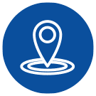 Icon indicating local, onsite fluid system engineering service