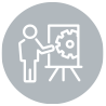 Icon indicated industrial fluid system training