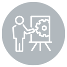 Icon indicated industrial fluid system training
