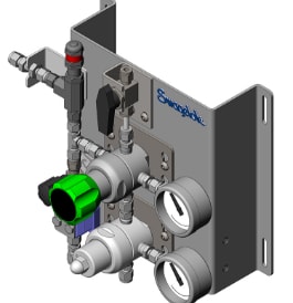 Sous-système de distribution de gaz du panneau à gaz Swagelok (SGP)