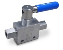 Swagelok medium-pressure ball valves provide positive shutoff in applications up to 20 000 psig (1378 bar)