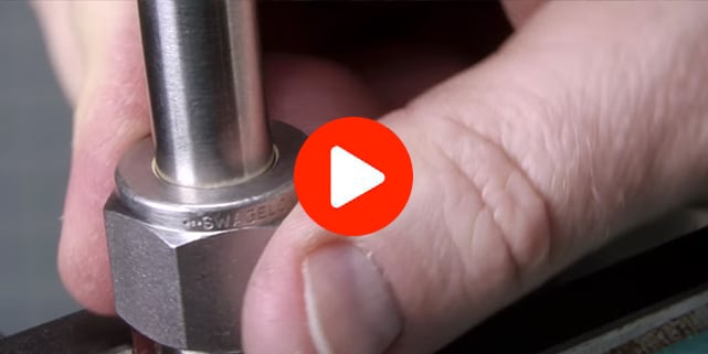Video: Installation von Swagelok-Rohrverschraubungen
