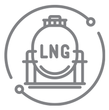 Liquified Natural Gas (LNG) icon