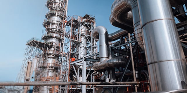 Downstream oil, gas, and chemical plant