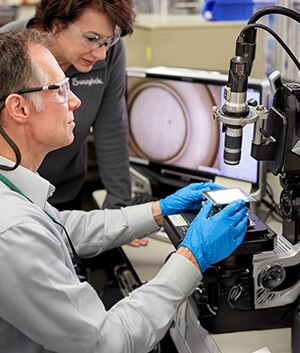 Engineer in a lab