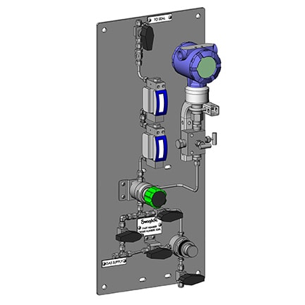 Mechanical Seal Support System, API Plan 74 Barrier Gas