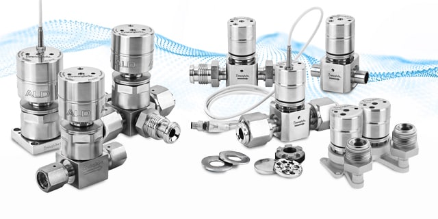 Swagelok ALD valves offer ultrahigh cycle life, high-speed actuation, and extreme cleanliness