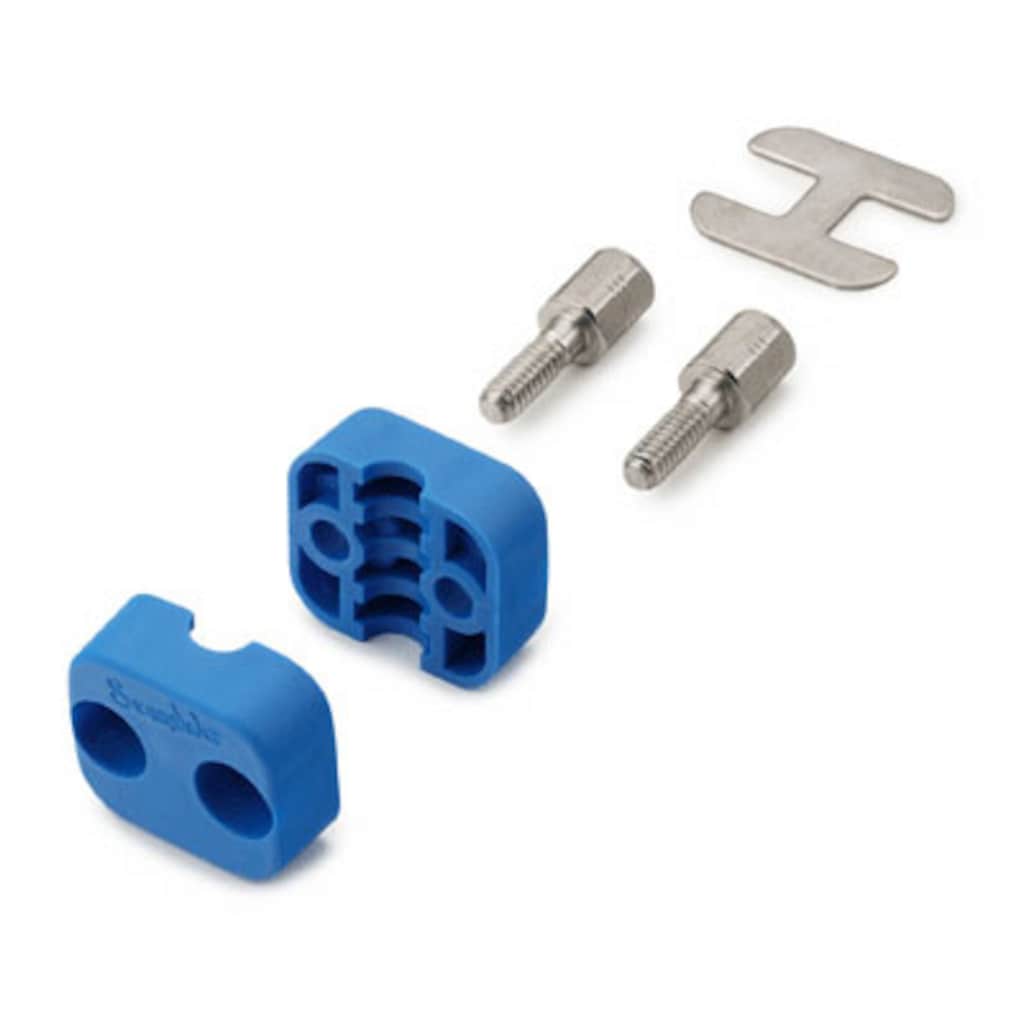 All Products — Tubing and Tube Accessories — Support System — Stacking Bolted Plastic Clamp Tube Support