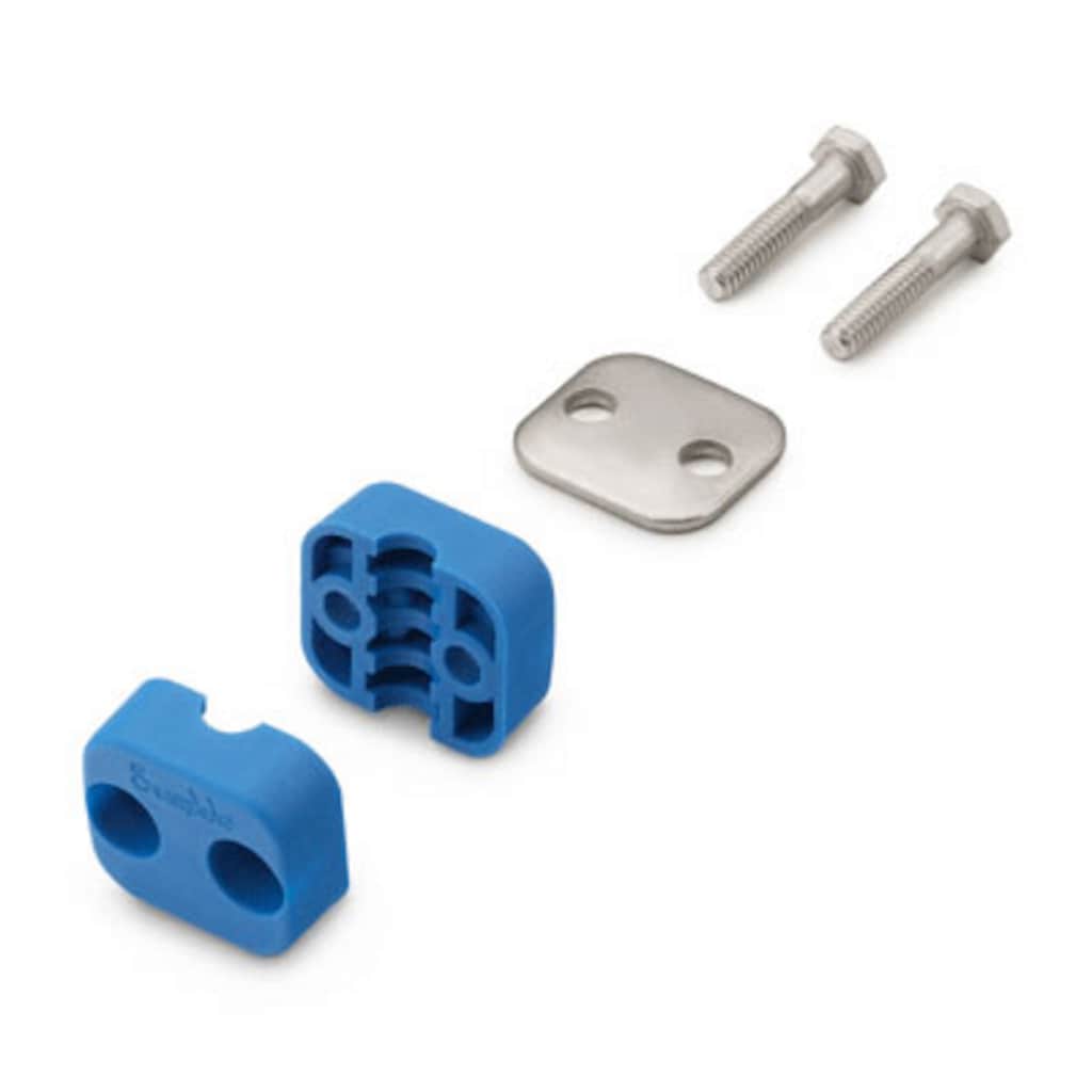 Tubing and Tube Accessories — Support System — Bolted Plastic Clamp Tube Support