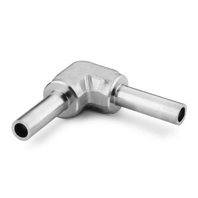 316L Stainless Steel 90° Tube Butt Weld Union Elbow, 3/4 in