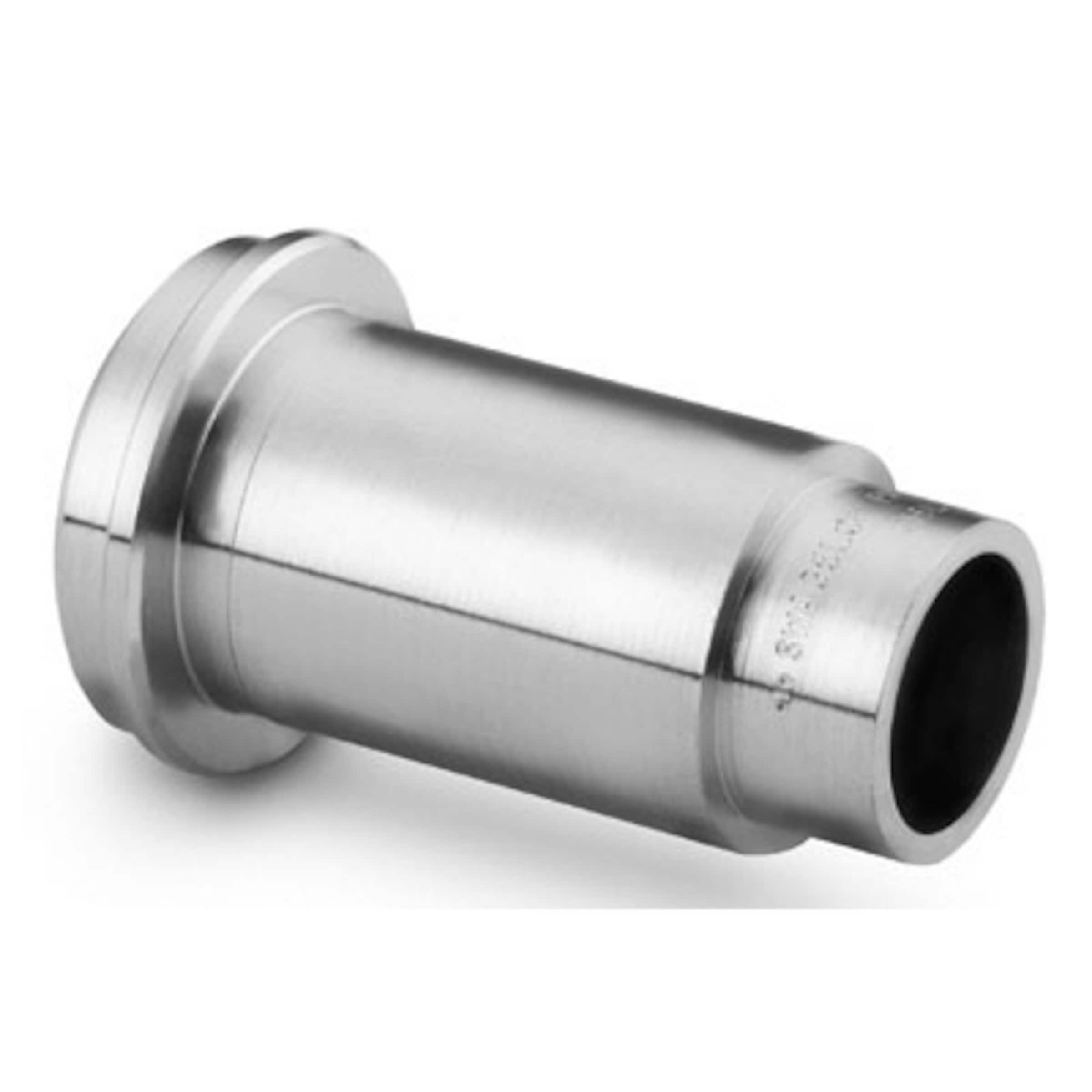 316L VAR VCR Fitting, Long Tube Butt Weld Gland, 1/2 in. VCR x 1/2 x 0.
