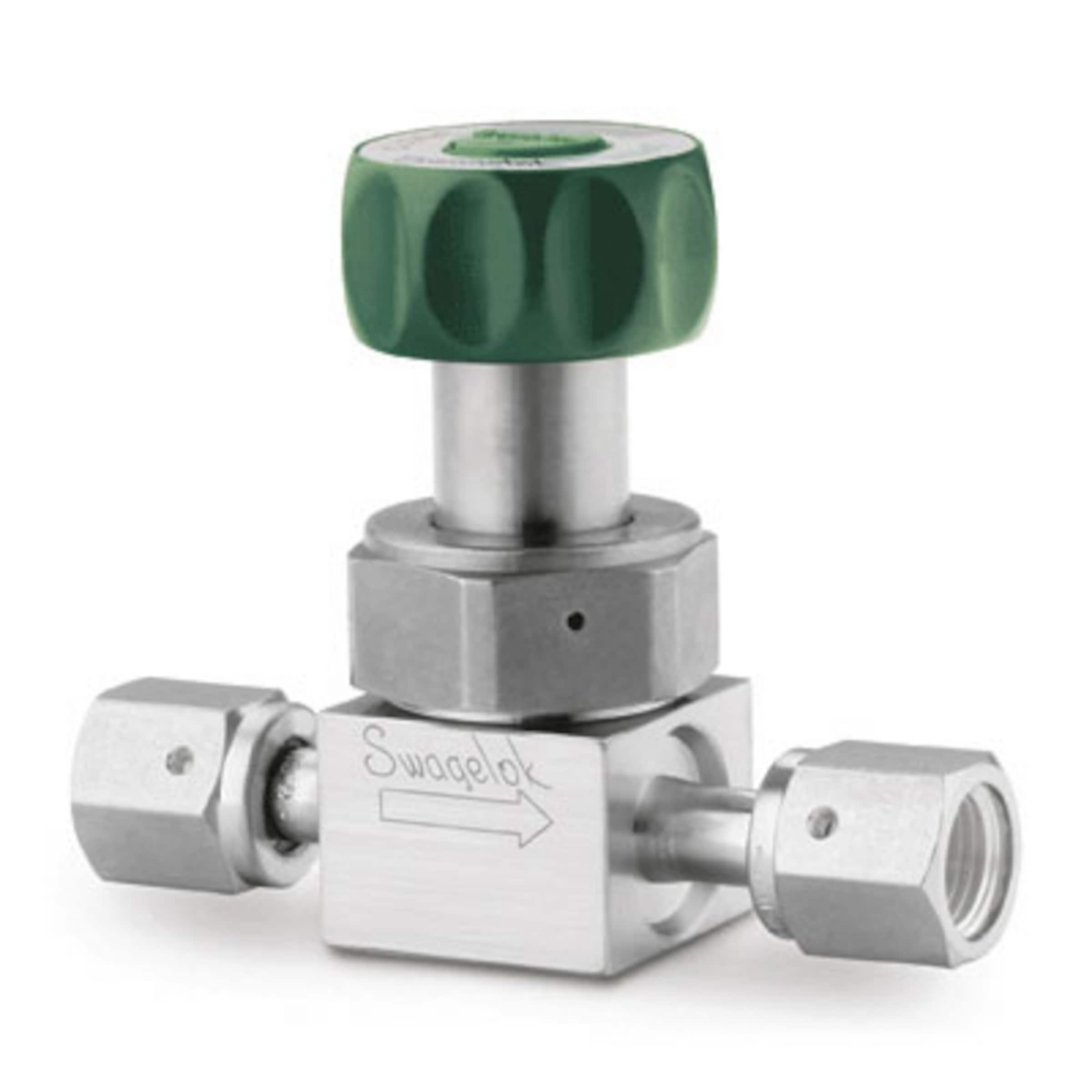 316L VAR UHP High Flow Diaphragm Sealed Valve, 1/2 in. Female Swagelok VCR Fitting, SC01