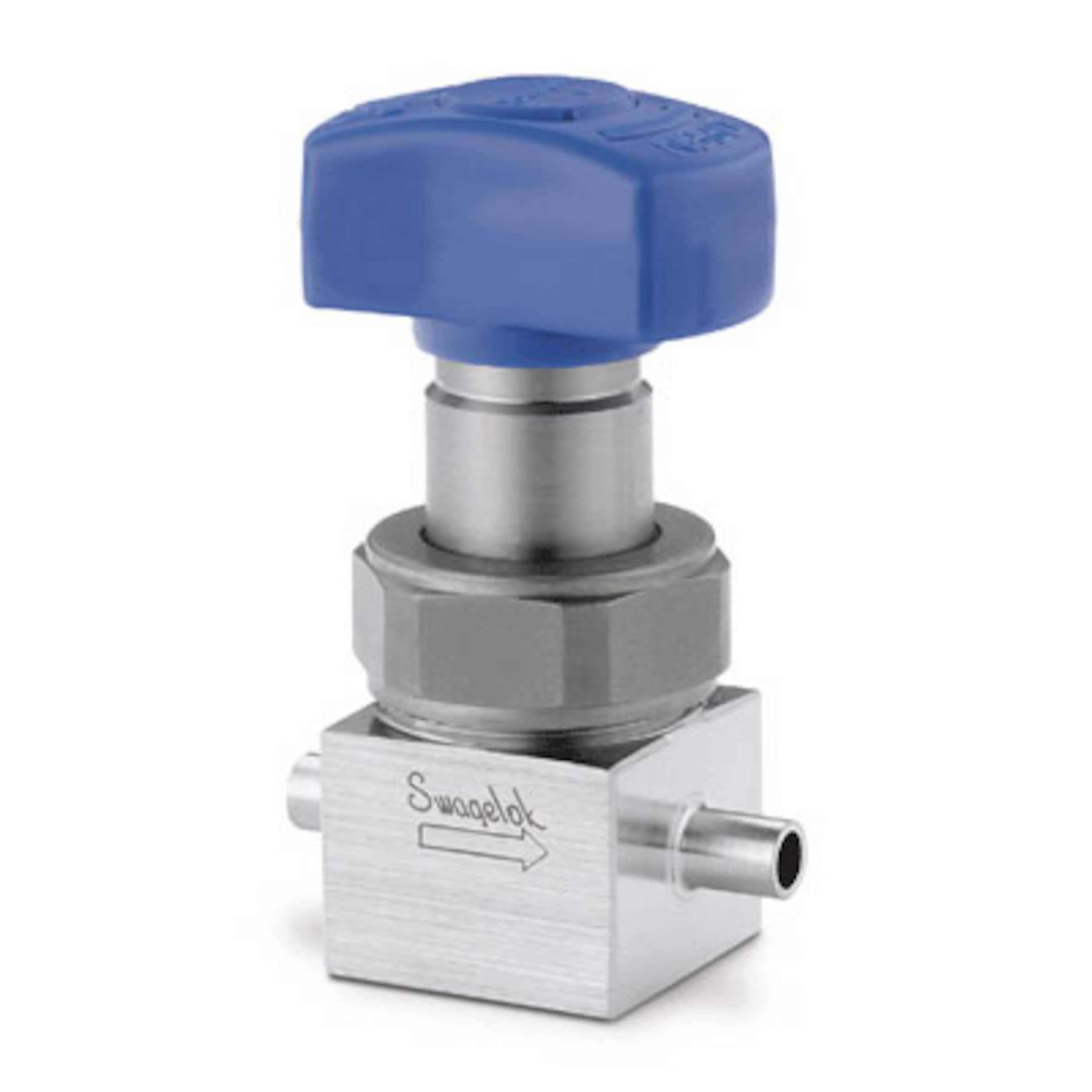 316L VIMVAR UHP High Pressure Diaphragm Sealed Valve, 1/4 in. TBW, SC