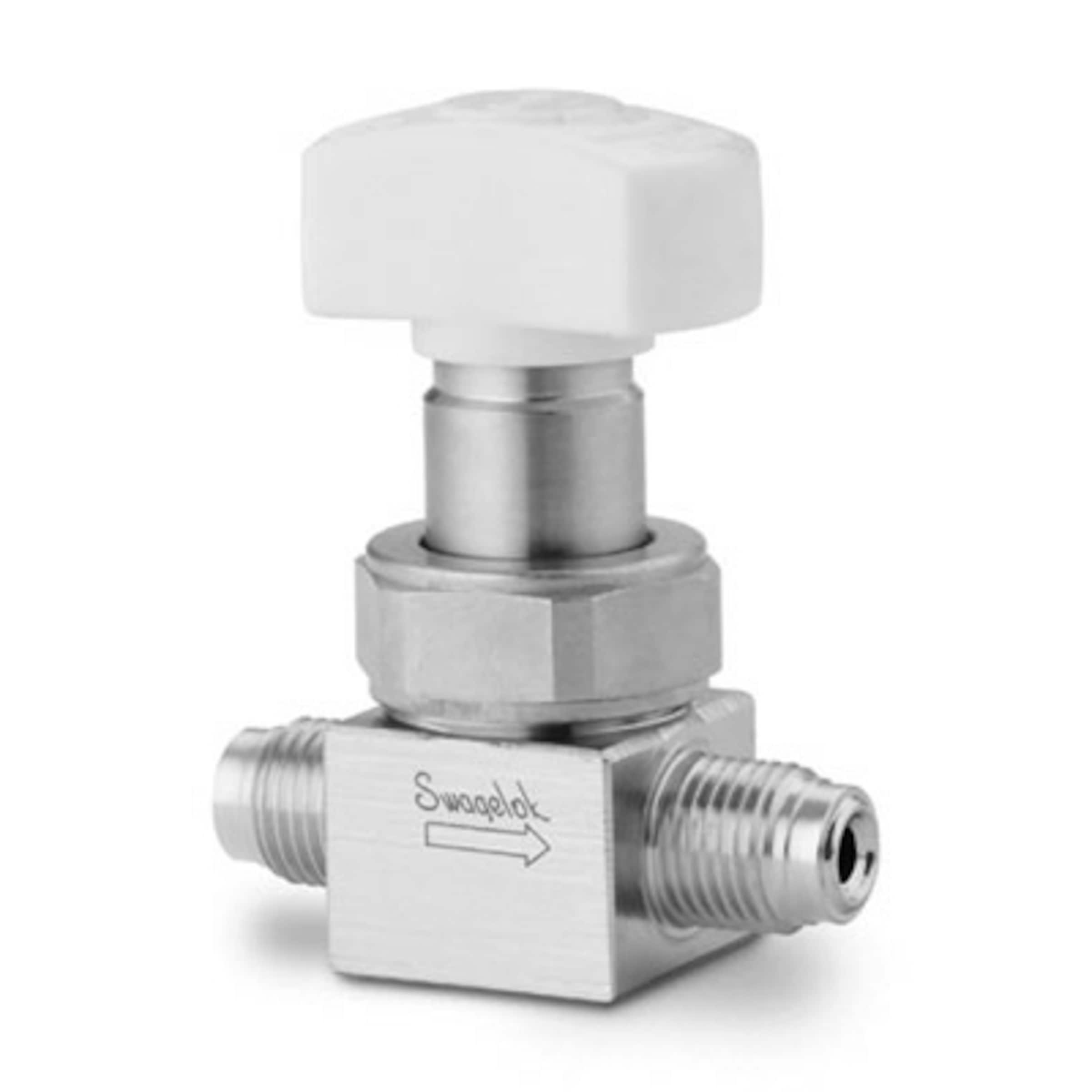 316L VIMVAR UHP High Pressure Diaphragm Sealed Valve, 1/4 in. Male VCR