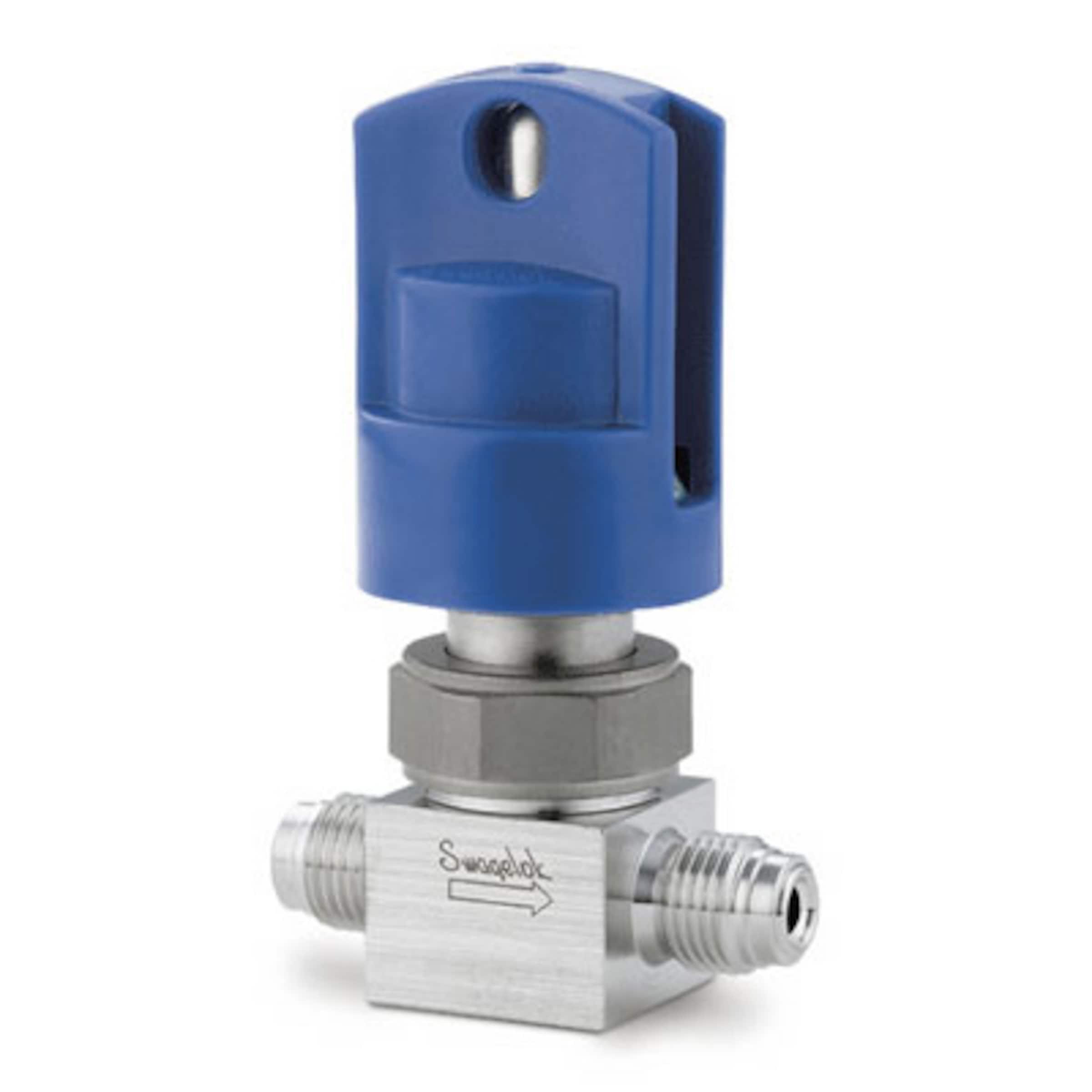 316L VIMVAR UHP Diaphragm Sealed Valve, 1/4 in. Male VCR Fitting, SC